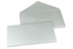 Coloured greeting card envelopes - silver metallic, 110 x 220 mm | PIT Packaging.com | Bestbuyenvelopes