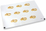 Wedding envelope seals - golden rings | PIT Packaging.com | Bestbuyenvelopes