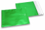 Green coloured matt metallic foil envelopes - 165 x 165 mm | PIT Packaging.com | Bestbuyenvelopes