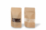 Stand up pouch with window - brown, 130 x 225 x 70 mm, 500 ml | PIT Packaging.com | Bestbuyenvelopes