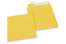Buttercup yellow coloured paper envelopes - 160 x 160 mm | PIT Packaging.com | Bestbuyenvelopes