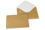 Coloured greeting card envelopes - gold, 114 x 162 mm | PIT Packaging.com | Bestbuyenvelopes