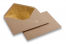 Lined kraft paper envelopes - 114 x 162 mm (C 6) Gold | PIT Packaging.com | Bestbuyenvelopes