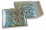 ECO metallic bubble envelopes - silver holographic 165 x 165 mm | PIT Packaging.com | Bestbuyenvelopes