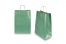 Paper carrier bags with twisted handles - green metallic, 260 x 120 x 350 mm, 90 gsm | PIT Packaging.com | Bestbuyenvelopes