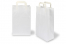 Paper carrier bags with folded handles - white, 220 x 105 x 360 mm | PIT Packaging.com | Bestbuyenvelopes