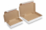Adhesive mailing boxes white | PIT Packaging.com | Bestbuyenvelopes
