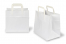 Paper carrier bags with folded handles - white, 260 x 175 x 245 mm | PIT Packaging.com | Bestbuyenvelopes