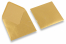 Gold coloured greeting card envelopes 150 x 150 mm | PIT Packaging.com | Bestbuyenvelopes