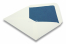 Lined ivory white envelopes - blue lined | PIT Packaging.com | Bestbuyenvelopes