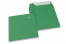 Dark green coloured paper envelopes - 160 x 160 mm | PIT Packaging.com | Bestbuyenvelopes