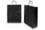 Paper carrier bags with twisted handles - black, 320 x 120 x 410 mm, 100 gsm | PIT Packaging.com | Bestbuyenvelopes