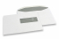 Window envelopes, white, 162 x 229 mm (C5), window on right 40 x 110 mm, window position 15 mm from the right side and 72 mm from the bottom, 90 gram, gummed closure, weight each approx. 7 g. | PIT Packaging.com | Bestbuyenvelopes