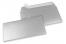 Silver metallic coloured paper envelopes - 110 x 220 mm | PIT Packaging.com | Bestbuyenvelopes