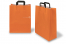 Paper carrier bags with folded handles - orange, 320 x 140 x 420 mm | PIT Packaging.com | Bestbuyenvelopes