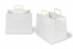 Paper carrier bags with folded handles - white, 317 x 218 x 245 mm | PIT Packaging.com | Bestbuyenvelopes