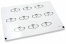 Love envelope seals - little hearts | PIT Packaging.com | Bestbuyenvelopes