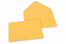 Coloured greeting card envelopes - yellow-gold, 133 x 184 mm | PIT Packaging.com | Bestbuyenvelopes