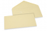 Coloured greeting card envelopes - camel, 110 x 220 mm | PIT Packaging.com | Bestbuyenvelopes