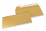Gold metallic coloured paper envelopes - 110 x 220 mm | PIT Packaging.com | Bestbuyenvelopes