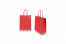 Paper carrier bags with twisted handles - fire red, 180 x 80 x 220 mm, 90 gsm | PIT Packaging.com | Bestbuyenvelopes