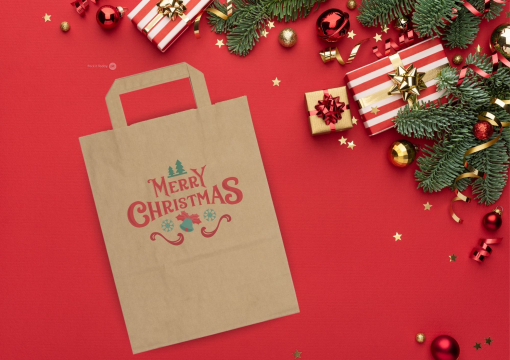 Paper carrier bags with folded handles | PIT Packaging.com | Bestbuyenvelopes