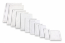 White paper bubble envelopes (80 gsm) - frontside, compilation | PIT Packaging.com | Bestbuyenvelopes