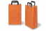 Paper carrier bags with folded handles - orange, 220 x 105 x 360 mm | PIT Packaging.com | Bestbuyenvelopes