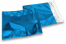 Coloured metallic foil envelopes blue - 220 x 220 mm | PIT Packaging.com | Bestbuyenvelopes