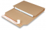 Book packaging - close the packaging with the seal strip - brown | PIT Packaging.com | Bestbuyenvelopes