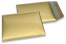 ECO matt metallic bubble envelopes - gold 180 x 250 mm | PIT Packaging.com | Bestbuyenvelopes
