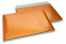 ECO metallic bubble envelopes - orange 320 x 425 mm | PIT Packaging.com | Bestbuyenvelopes