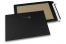 Coloured board-backed envelopes - Black, 229 x 324 mm | PIT Packaging.com | Bestbuyenvelopes