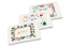 White Christmas bubble envelopes - examples with a logo | PIT Packaging.com | Bestbuyenvelopes