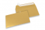 Gold metallic coloured paper envelopes - 114 x 162 mm | PIT Packaging.com | Bestbuyenvelopes