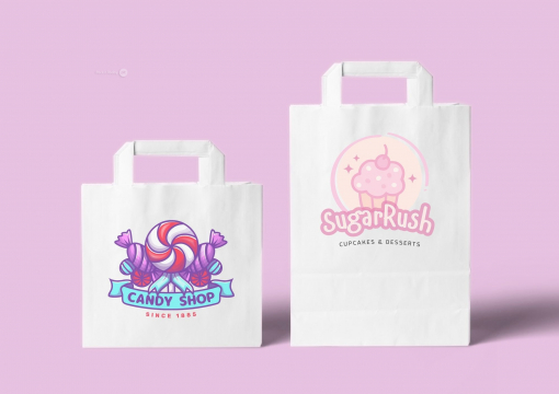 Paper carrier bags with folded handles | PIT Packaging.com | Bestbuyenvelopes