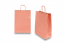 Paper carrier bags with twisted handles - salmon pink, 260 x 120 x 350 mm, 90 gsm | PIT Packaging.com | Bestbuyenvelopes