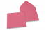 Coloured greeting card envelopes - pink, 155 x 155 mm | PIT Packaging.com | Bestbuyenvelopes