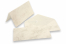 Marbled envelope (110 x 220 mm) and card (105 x 210 mm) - marbled brown, without lined interior | PIT Packaging.com | Bestbuyenvelopes