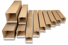 Square mailing tubes with seal strip - compilation | PIT Packaging.com | Bestbuyenvelopes