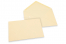 Coloured greeting card envelopes - ivory white, 133 x 184 mm | PIT Packaging.com | Bestbuyenvelopes