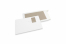 Board-backed envelopes - 229 x 324 mm window left 55 x 90 mm, window position 20 mm from the left and 57 mm from the top, 120 gr white kraft front, 450 gr grey duplex back, strip closure | PIT Packaging.com | Bestbuyenvelopes