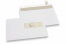 Laser printer envelopes, 162 x 229 mm (C5), window on right 40 x 110 mm, window position 15 mm from the right side and 72 mm from the bottom, each approx. 7 g.  | PIT Packaging.com | Bestbuyenvelopes