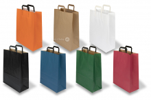 Paper carrier bags with folded handles  | PIT Packaging.com | Bestbuyenvelopes