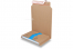 Book packaging - wrap the package around the book - brown | PIT Packaging.com | Bestbuyenvelopes