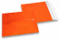 Orange coloured matt metallic foil envelopes - 165 x 165 mm | PIT Packaging.com | Bestbuyenvelopes