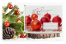 Christmas air-cushioned envelopes, white + Christmas balls | PIT Packaging.com | Bestbuyenvelopes