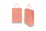 Paper carrier bags with twisted handles - salmon pink, 220 x 100 x 310 mm, 90 gsm | PIT Packaging.com | Bestbuyenvelopes