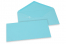 Coloured greeting card envelopes - sky blue, 110 x 220 mm | PIT Packaging.com | Bestbuyenvelopes