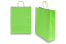 Paper carrier bags with twisted handles - green, 320 x 120 x 410 mm, 100 gsm | PIT Packaging.com | Bestbuyenvelopes